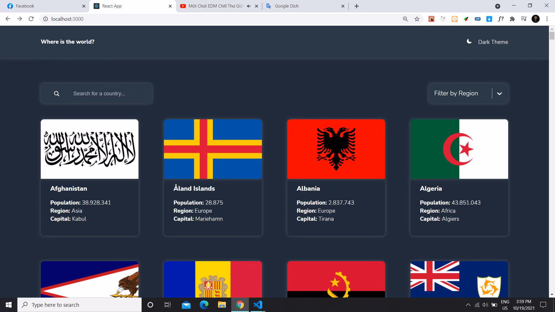 Web Flag Country — Dự án bởi Nguyễn Tiến Tài