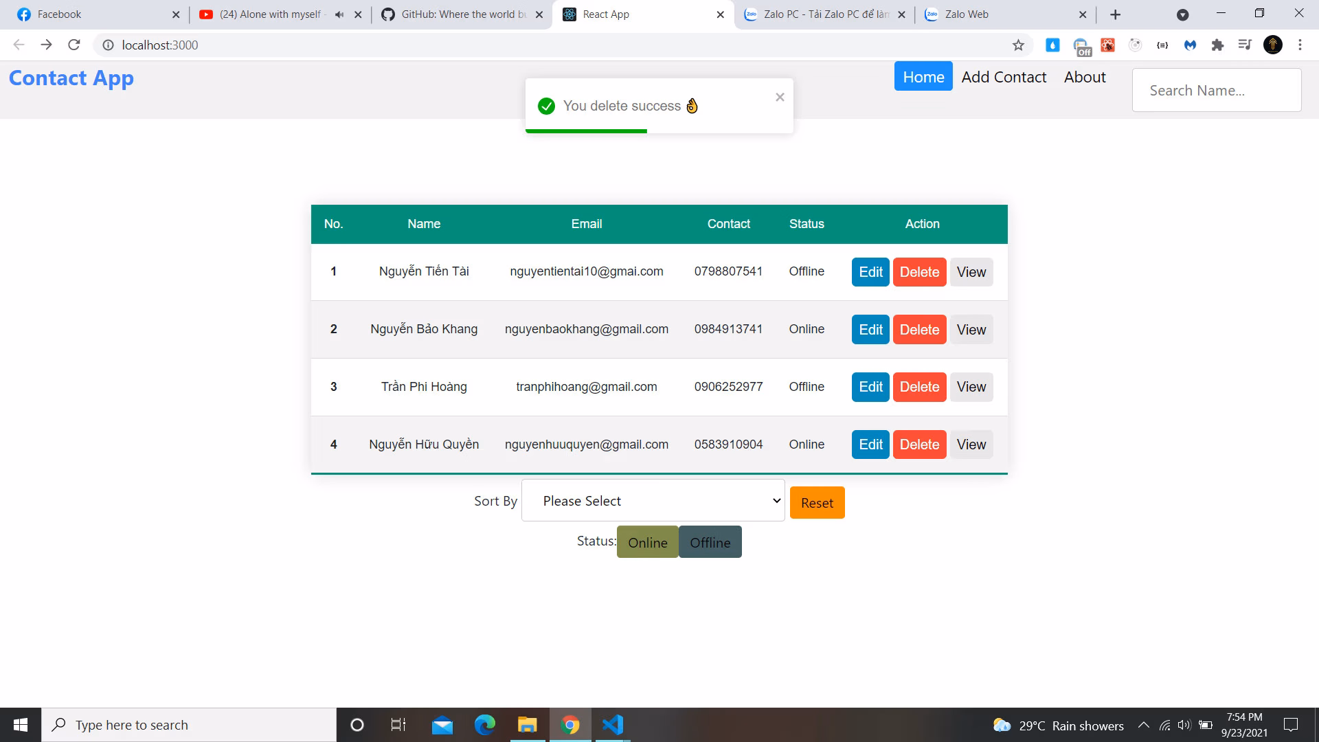 Web Study feature — Dự án bởi Nguyễn Tiến Tài